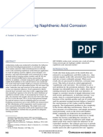 Factors Controlling Naphthenic Acid Corrosion: A. Turnbull, E. Slavcheva, and B. Shone