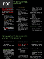 Civil Code of The Philippines: Law On Partnerships