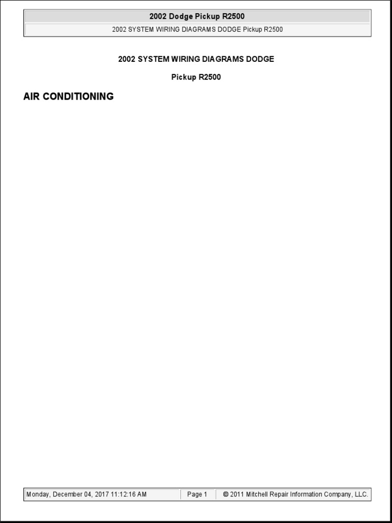 2002 DODGE 2500 OWNERS MANUAL intelligence overview