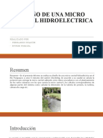 Diseño de Una Micro Central Hidroelectrica