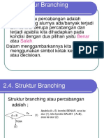 Struktur Branching dan Looping