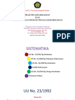 Perundangan Kesehatan dan Perlindungan Hukum Tenaga Kefarmasian