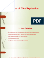 Steps of DNA Replication