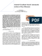 Histogram of Oriented Gradient Based Automatic Detection of Eye Diseases