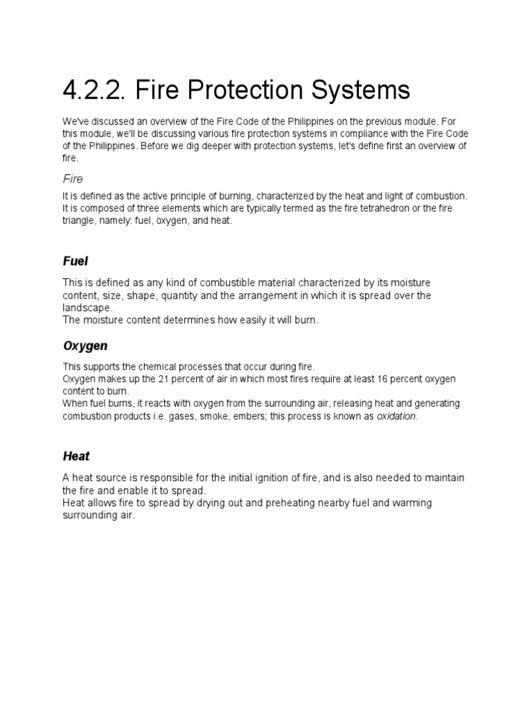 Fire Protection Systems Guide | PDF | Fire Sprinkler System | Fires