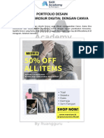 Portfolio Desain Membuat Brosur Digital Dengan Canva