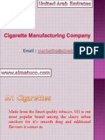 Leading Cigarette Manufacturing Companies in UAE