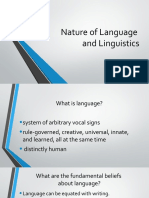 Nature of Language