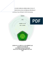 Pembagian Harta Bersama Berdasarkan Pasal 97 Kompilasi Hukum Islam Dalam Perkara Perceraian (Studi Kasus Nomor 6091/pdt.G/ 2013/PA - Kab.malang)