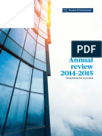 Annual Review 2014-2015: Investing For Success