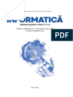 VII - Informatica (A. 2020, in Limba Romana)