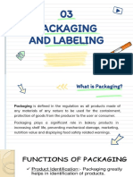 Packaging_Labeling and Health and Safety Measures