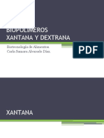 Bioxantana y dextrana