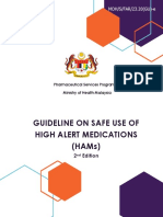 Guideline Safe Use High Alert Medications Hams 2nd Edition