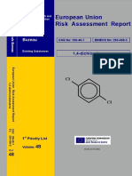 Paradichlorobenzene Risk Assessment EU