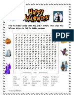 Halloween Word Search