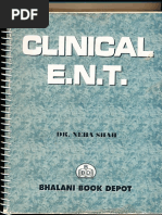 ENT History Taking and Examination Guide | PDF | Human Nose | Medical ...