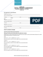 Residential Tenancy Agreement: Form 1aa