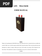 Gps Tracker User Manual: Preface