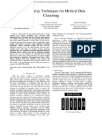 Efficient Fuzzy Techniques For Medical Data Clustering: Maryam Abdullah Fawaz S. Al-Anzi Salah Al-Sharhan