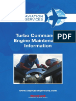 Turbo Commander Engine Maintenance Information: Authorized Service Center