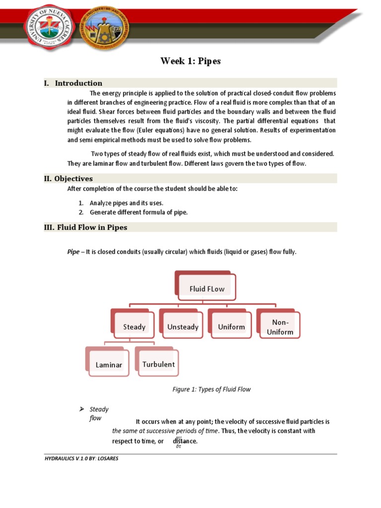 Fluid Flow Analysis in Pipes | PDF | Fluid Dynamics | Reynolds Number