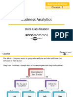 Business Analytics: Data Classification