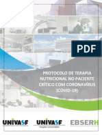 Protocolo nutricional para pacientes críticos com COVID-19