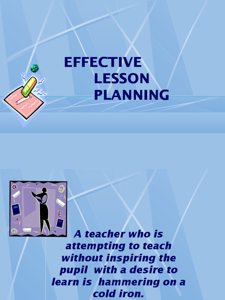 Effective Lesson Planning Strategies | PDF | Educational Assessment ...