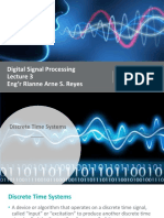 Digital Signal Processing Eng'r Rianne Arne S. Reyes