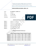 Certificado Galvanizado - LI0394 - SUPE