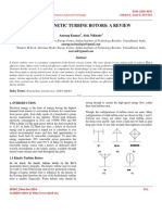 Hybrid Kinetic Turbine Rotors: A Review: Anurag Kumar, Alok Nikhade