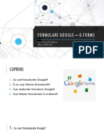Formulare Google - G Forms