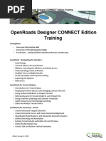 Openroads Designer Connect Edition Training