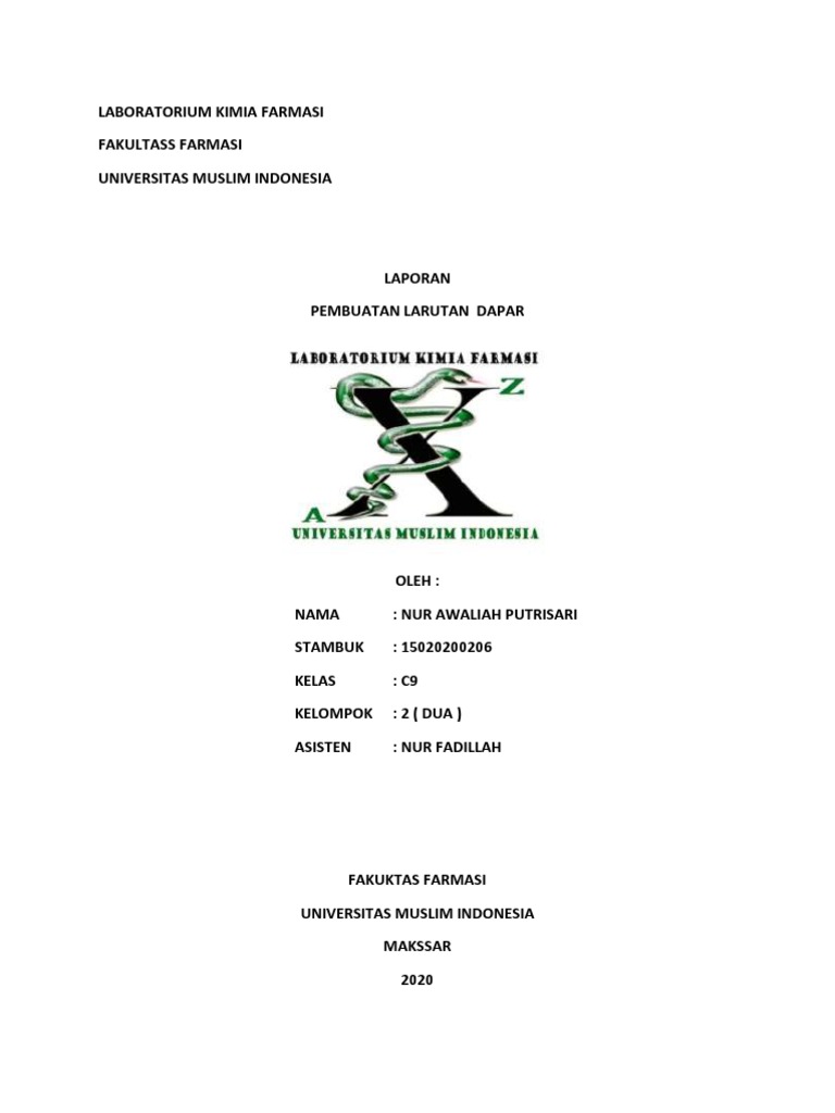 Pembuatan dan Pengukuran Larutan Dapar | PDF