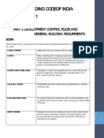 National Building Codeof India: Part 3 Development Control Rules and General Building Requirments