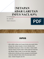 Penetapan Kadar Larutan Infus NaCl 0,9% Alya