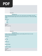 Art Appreciation Final Quiz 1