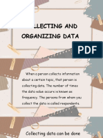 Collecting and Organizing Data