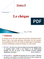 Droit Cambiaire Chèque 8