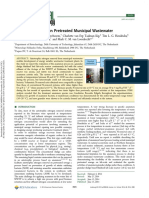 Anammox Growth on Pretreated Municipal Wastewater