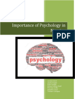 Importance of Psychology in Nursing