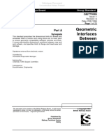 Geometric Interfaces Between Railway Wheelsets and Track: Part A