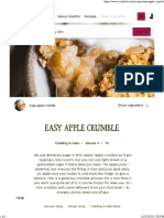 Easy Apple Crumble