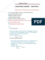 Number System Class - 7. Questions Answer Chapter 2