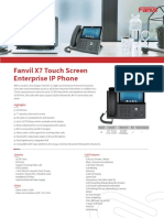 X7 Enterprise IP Phone-X7 Datasheet