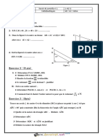 Devoir de Contrôle N°1 - Math - 1ère AS (2016-2017) Mr Afli Abdelaziz