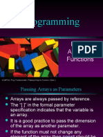 Programming: Passing Arrays To Functions