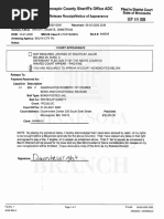 Daunt Wright Law Enforcement Notice of Release and Appearance September 2020