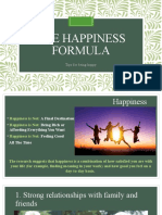 The Happiness Formula: Tips For Being Happy